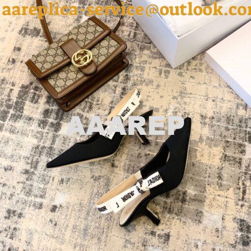 Replica Dior J'adior Pump KCC200 Black 10