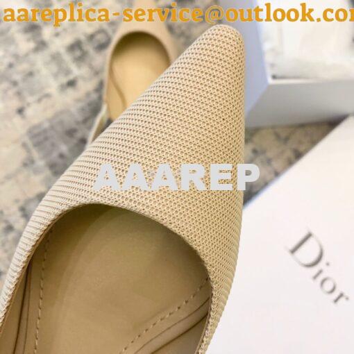 Replica Dior J'adior Ballerina Flat KCB384 Nude 5