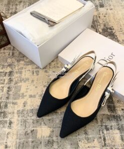 Replica Dior J'adior Ballerina Flat KCB384 Black