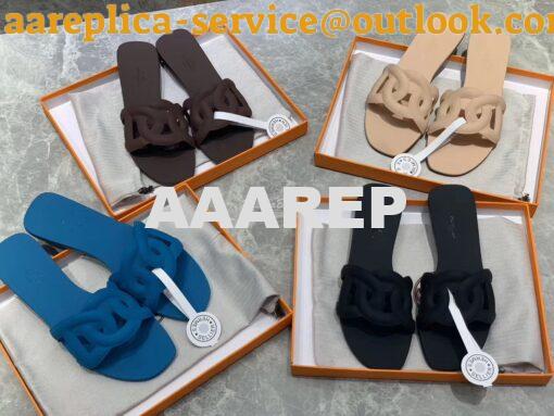 Replica Hermes Rubber Aloha Sandals