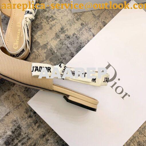 Replica Dior J'adior Ballerina Flat KCB384 Nude 9