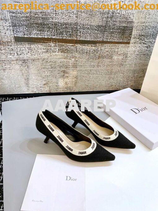 Replica Dior J'adior Pump KCP550 Black 5