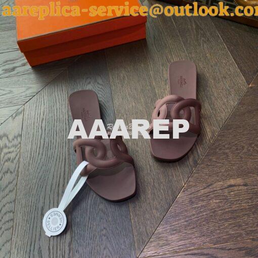 Replica Hermes Rubber Aloha Sandals 11