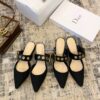 Replica Dior J'adior Ballerina Flat KCB486 Black 8