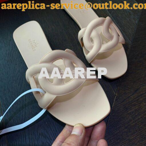 Replica Hermes Rubber Aloha Sandals 17