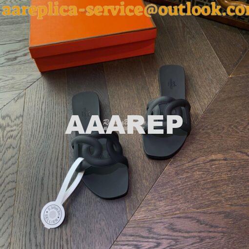 Replica Hermes Rubber Aloha Sandals 19