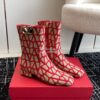 Replica Valentino VLogo Type Boot In Toile Iconographe 30mm 2W2S0FT Br 10