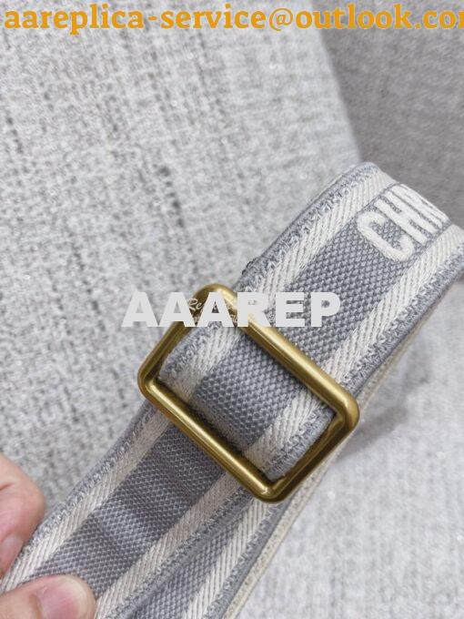 Replica Dior Adjustable Shoulder Strap 25 Grey 3