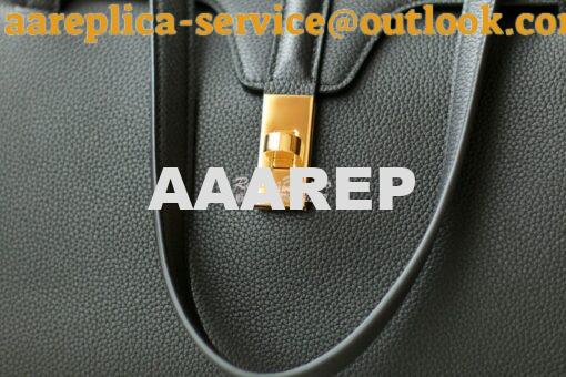 Replica Celine Large Soft 16 Bag In Supple Grained Calfskin 194043 Bla 8