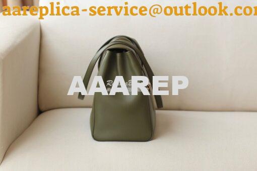 Replica Celine Medium Soft 16 Bag In Smooth Calfskin 195543 Green 5