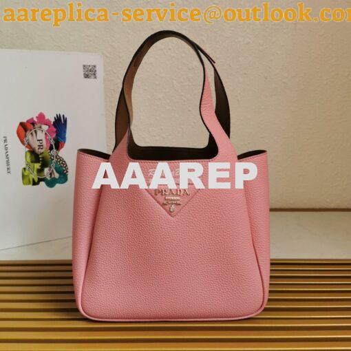 Replica Prada Leather Handbag 1BG335 Pink