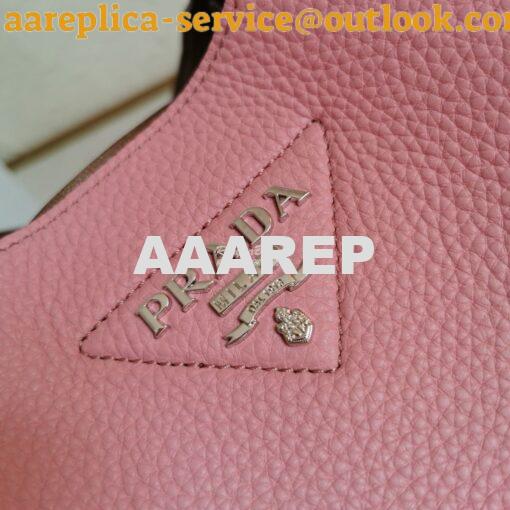 Replica Prada Leather Handbag 1BG335 Pink 5