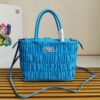 Replica Prada Nylon Tote 1BG321 Red 11