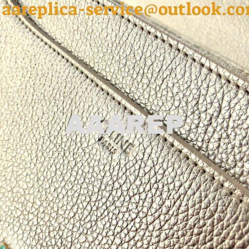 Replica Celine 16 Bag In Grained Calfskin 187373 2 Sizes Metallic Gold 9