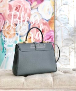 Replica Celine 16 Bag In Grained Calfskin 187373 2 Sizes Grey 2