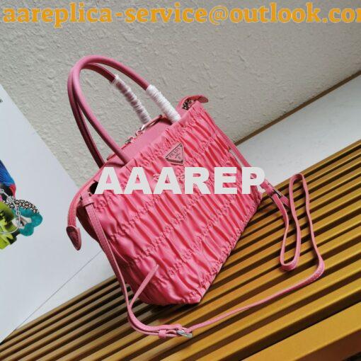 Replica Prada Nylon Tote 1BG321 Begonia Pink 2