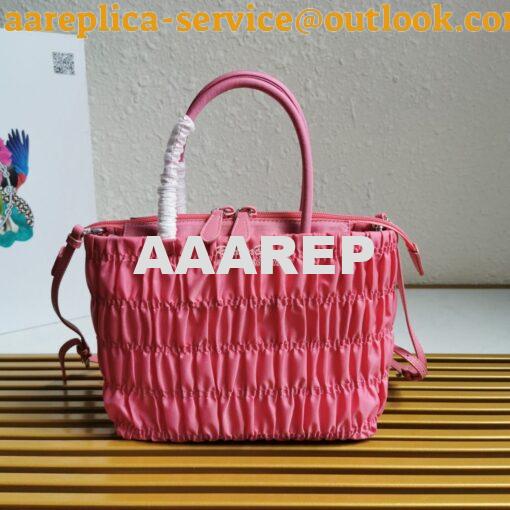 Replica Prada Nylon Tote 1BG321 Begonia Pink 9