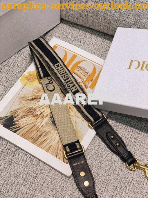 Replica Dior Adjustable Shoulder Strap 25 Blue 7