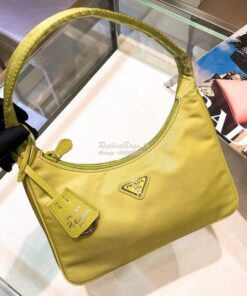 Replica Prada Re-Edition 2000 Nylon Mini-Bag 1NE515 Yellow