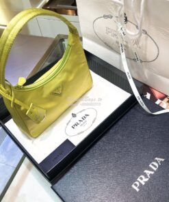 Replica Prada Re-Edition 2000 Nylon Mini-Bag 1NE515 Yellow 2