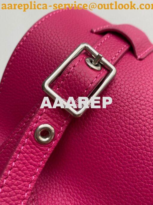 Replica Celine Big Bag Nano Bucket in Supple Grained Calfskin Fuschia 5