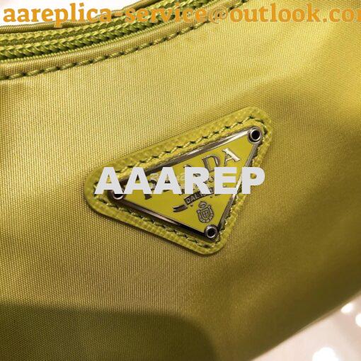 Replica Prada Re-Edition 2000 Nylon Mini-Bag 1NE515 Yellow 4