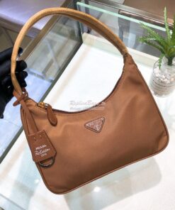 Replica Prada Re-Edition 2000 Nylon Mini-Bag 1NE515 Brown