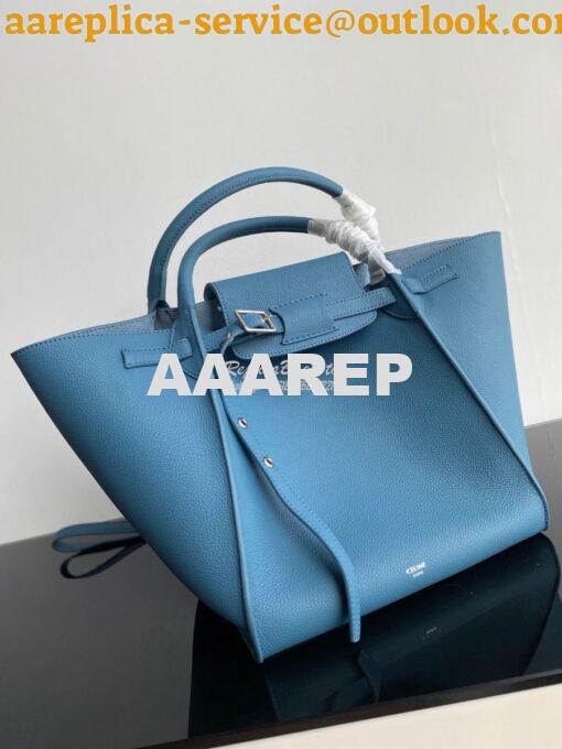 Replica Celine Big Bag In Supple Grained Calfskin 2 Sizes Slate Blue 1 3