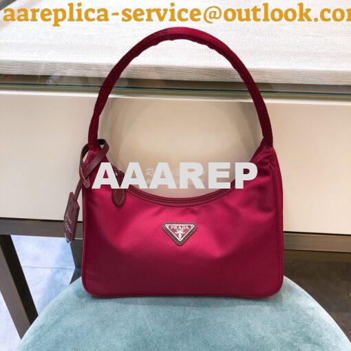 Replica Prada Re-Edition 2000 Nylon Mini-Bag 1NE515 Wine 2