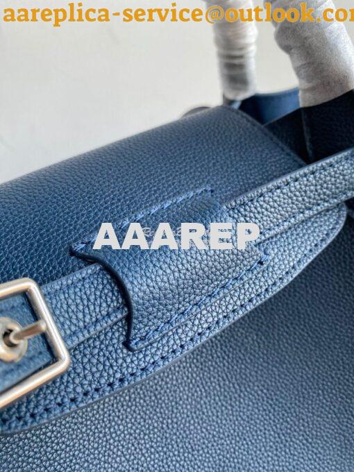 Replica Celine Big Bag In Supple Grained Calfskin 2 Sizes Blue 182863 5