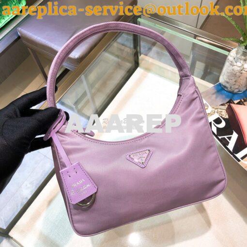 Replica Prada Re-Edition 2000 Nylon Mini-Bag 1NE515 Lavender