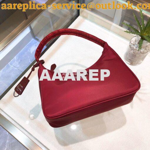 Replica Prada Re-Edition 2000 Nylon Mini-Bag 1NE515 Wine 6