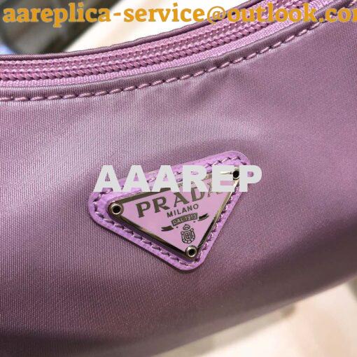 Replica Prada Re-Edition 2000 Nylon Mini-Bag 1NE515 Lavender 6