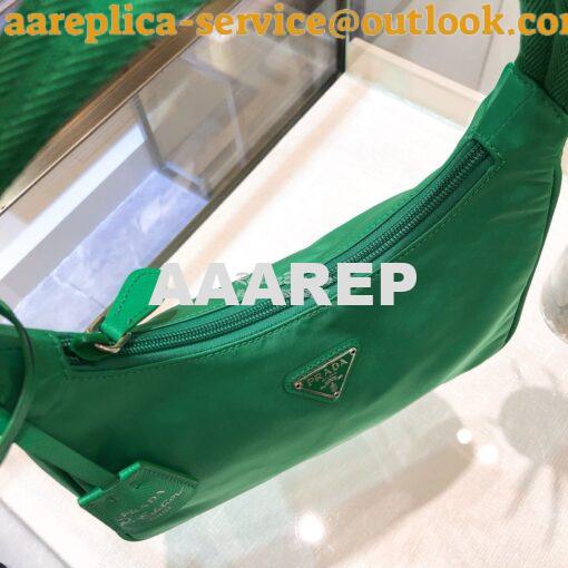 Replica Prada Re-Edition 2000 Nylon Mini-Bag 1NE515 Green 3