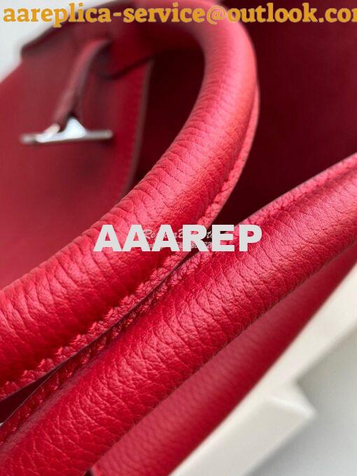 Replica Celine Big Bag In Supple Grained Calfskin 2 Sizes Red 182863 8