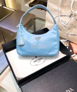 Replica Prada Re-Edition 2000 Nylon Mini-Bag 1NE515 Astral Blue