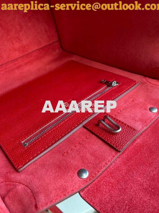 Replica Celine Big Bag In Supple Grained Calfskin 2 Sizes Red 182863 10