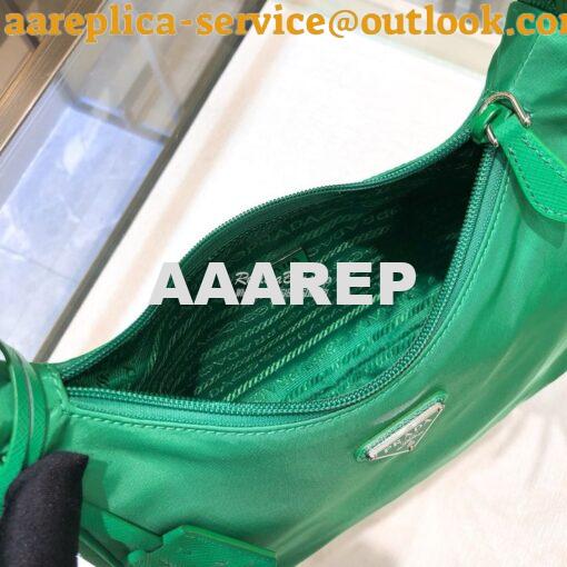 Replica Prada Re-Edition 2000 Nylon Mini-Bag 1NE515 Green 6