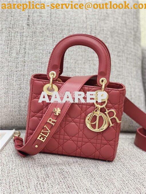 Replica Dior My ABCdior Lady Dior Bag M0538 Mallow Rose