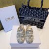 Replica Dior D-Wander Mules Dark Blue Camouflage Technical Fabric 10