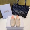 Replica Dior Off Dior Mule StoneGrey Ecru Embroidered with Toile de Jo 10