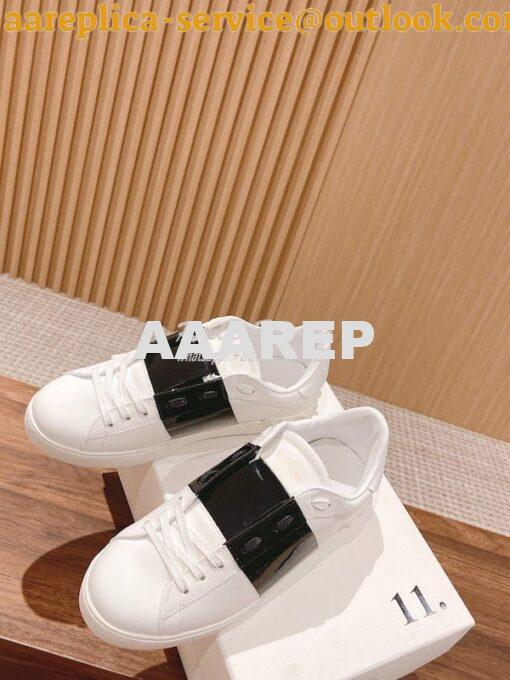 Replica Valentino Open Sneaker In Calfskin Leather WS0781 24