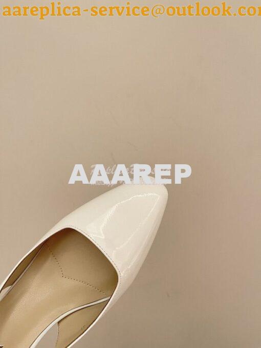 Replica Prada Patent-leather Slingback Pumps 1I173N 8