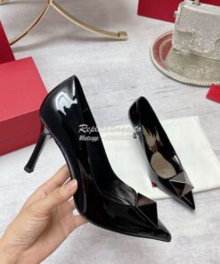 Replica Valentino Garavani One Stud Patent Leather Pump 100mm WS0FH8 2