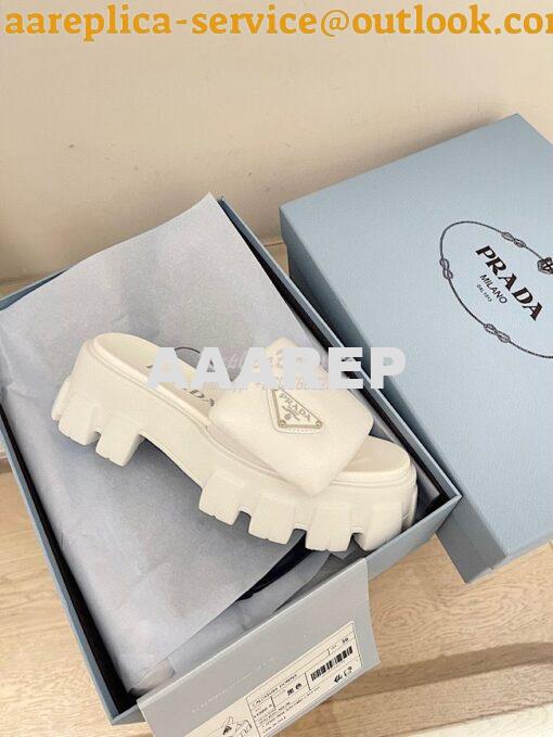 Replica Prada Soft padded nappa leather sandals 55mm 1XX661 7