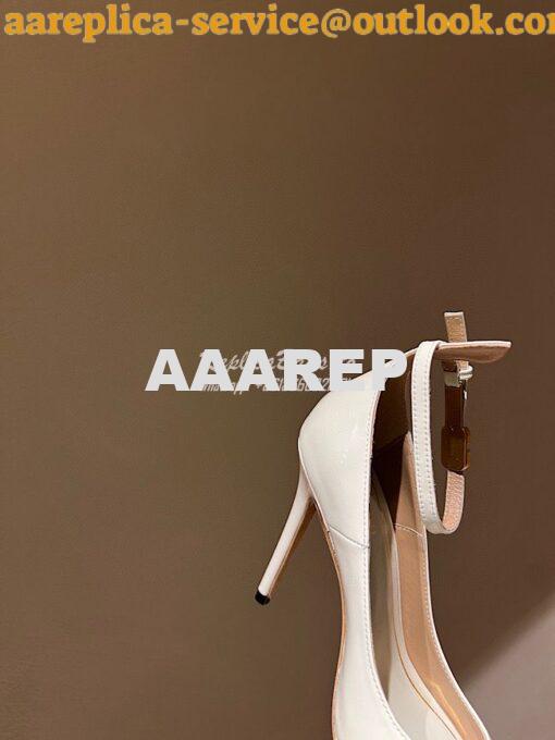 Replica Valentino Garavani Tan-Go Patent Leather Pump 100mm 1W2S0FI1 22