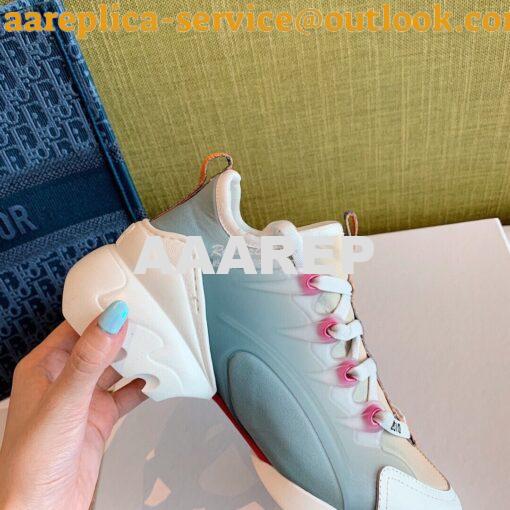 Replica Dior D-Connect Sneaker Technical Fabric Dioraura Multicolor Gr 8