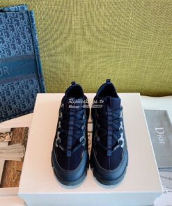 Replica Dior D-Connect Sneaker Technical Fabric Blue