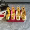 Replica Valentino Vlogo Signature Satin Slingback Pumps 80mm ii 30