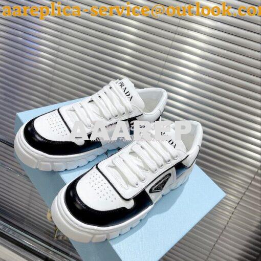 Replica Prada Men Female Leather sneakers 2EE378 6